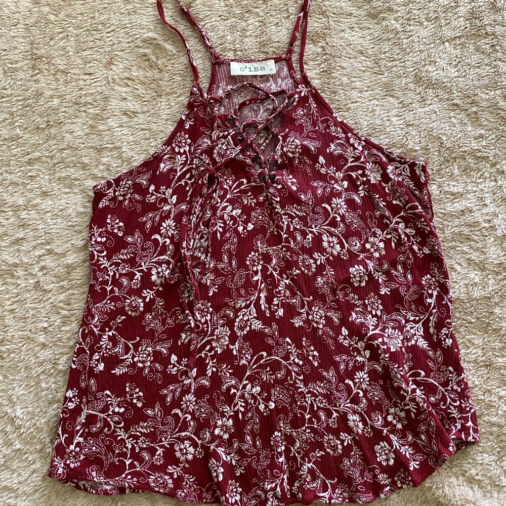 Floral spaghetti strap!